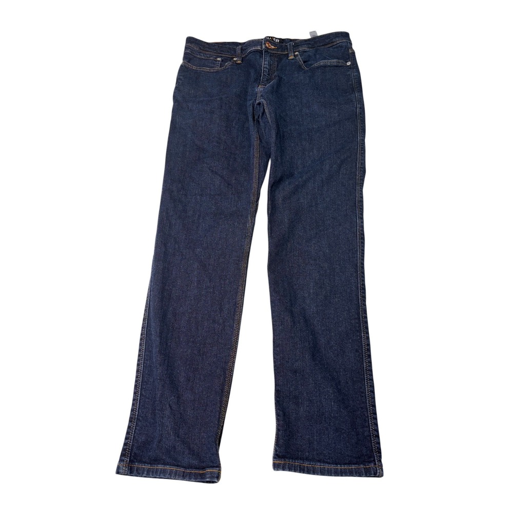 DU/ER L2X Slim Fit Jeans Mens 36x32 Dark Indigo Performance Denim MFFS3025